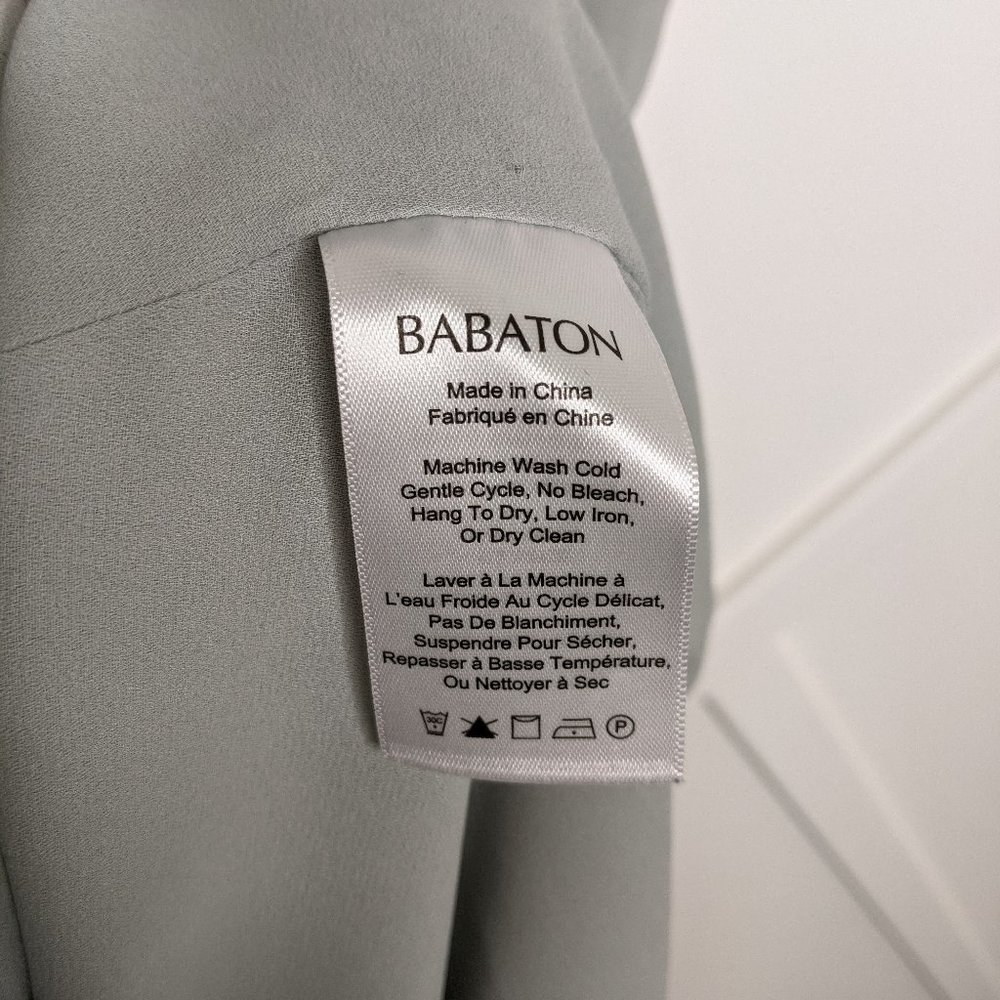 Aritzia Babaton Jacorey Midi V neck Dress Sz/ S - Picture 6 of 9